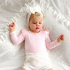 Cozy Long Sleeve Flutter - Petal Pink