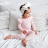 Cozy Long Sleeve Flutter - Petal Pink