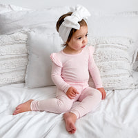 Cozy Long Sleeve Flutter - Petal Pink