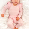 Cozy Long Sleeve Flutter - Petal Pink