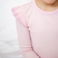 Cozy Long Sleeve Flutter - Petal Pink
