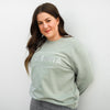 Mummy Crew Neck Logo Jumper - Basil