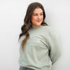 Mummy Crew Neck Logo Jumper - Basil