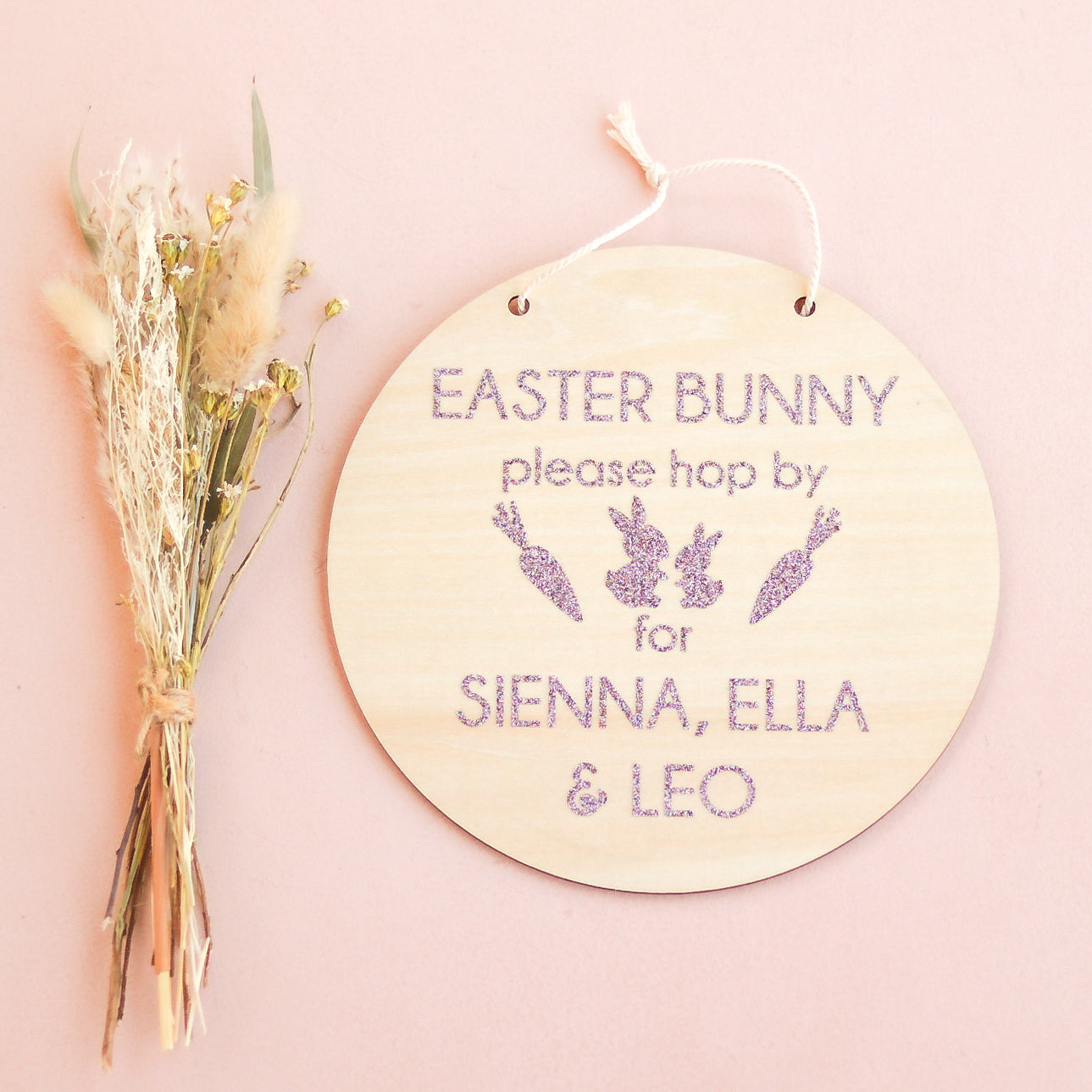 Easter Sign - Please Hop By