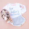 First Easter Name + Ears - Unisex Short Sleeve - VINYL - Custom