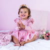 Cozy LS Tutu Dress - Rosewater