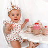Short Sleeve Zipper Romper - Avery