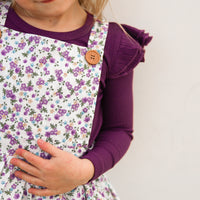 Cozy Long Sleeve Flutter - Regal Purple