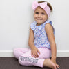 Personalised Pink Leggings - Vinyl - Custom Name