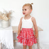 Ruffle Skirt - Red Gingham