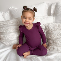 Cozy Long Sleeve Flutter - Regal Purple