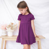 Cozy Basic SS Dress - Regal Purple
