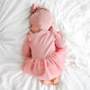 Cozy LS Tutu Dress - Rosewater