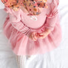 Cozy LS Tutu Dress - Rosewater