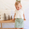 Cord Skirt - Sage