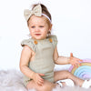 Muslin Button Romper - Sage