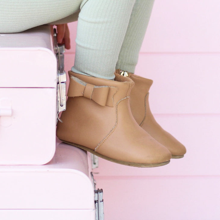 Ankle Boots - Tan