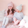 Knitted Beanie - Rose Quartz