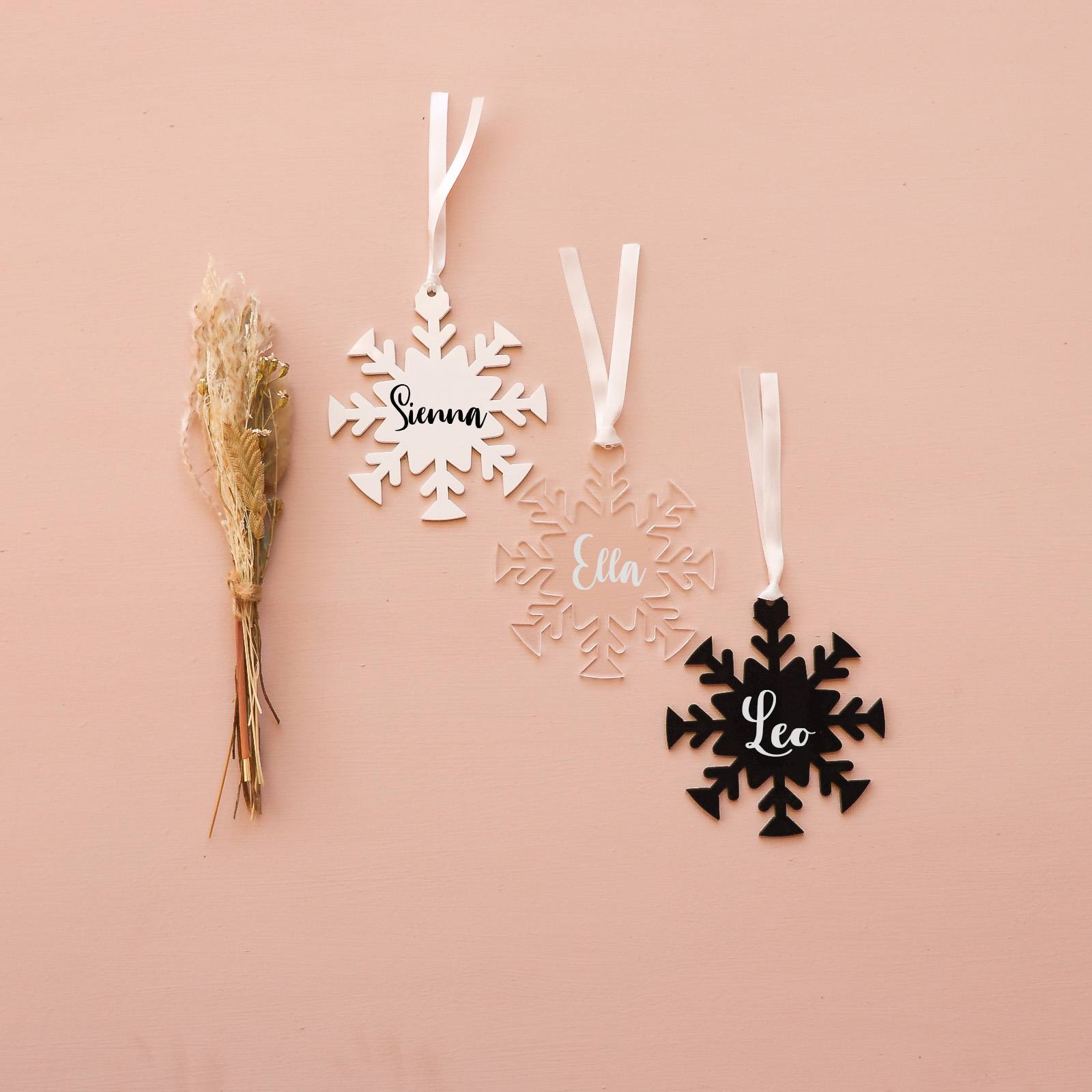 Ornament - Snowflake - UV Printed