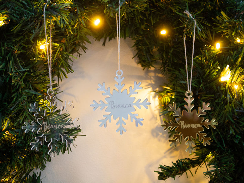 Ornament - Snowflake - Custom Name