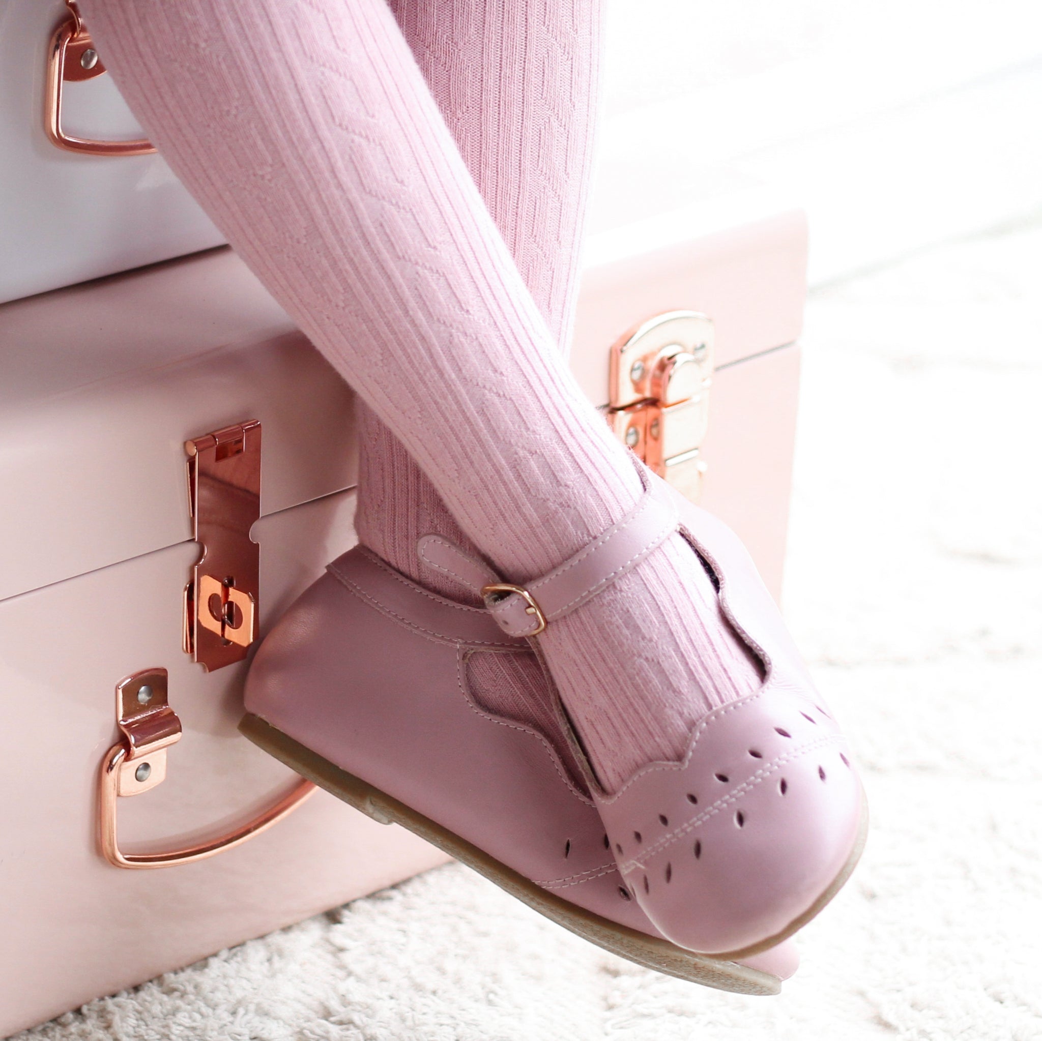 Bloom Mary Jane Shoes - Lavender Rose