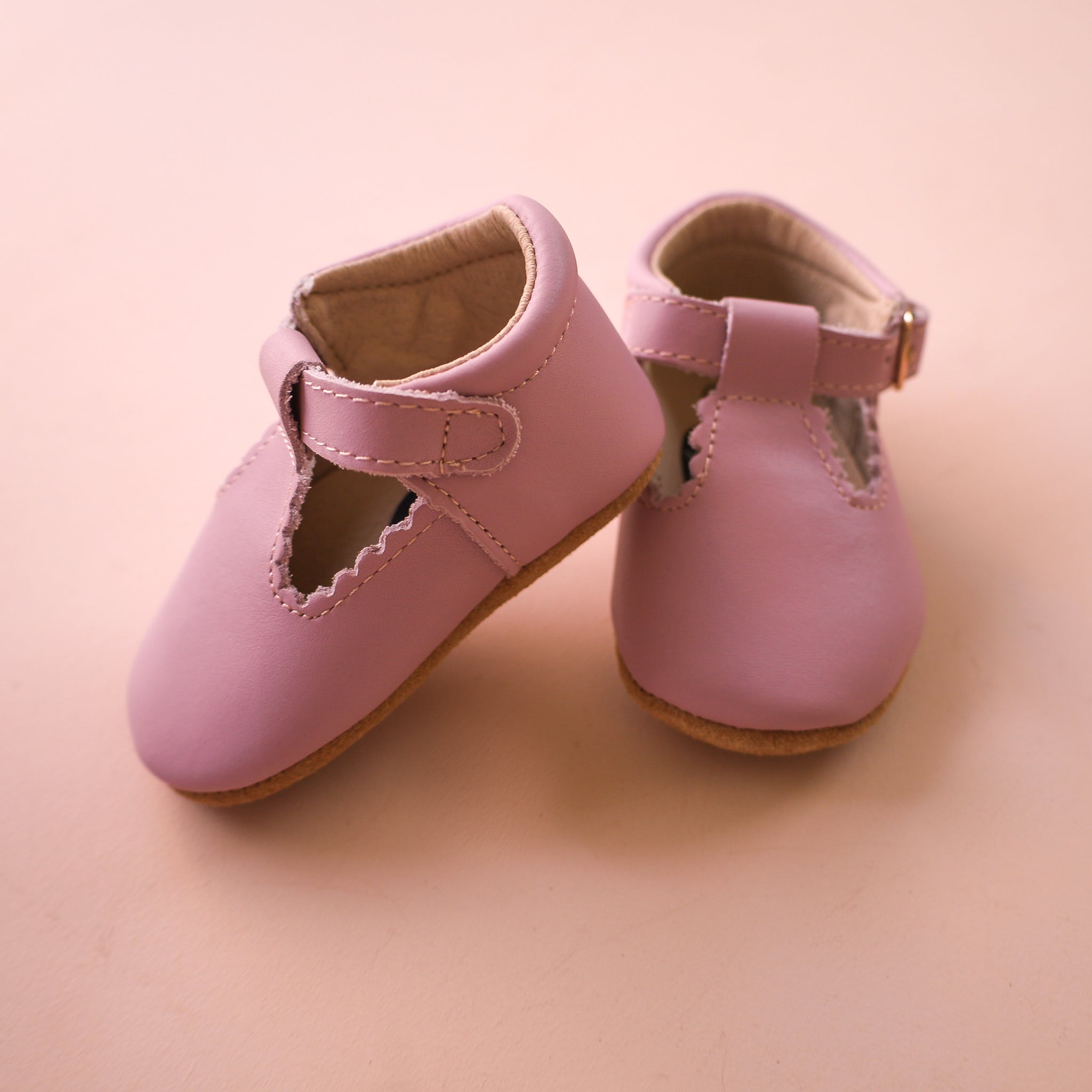 T-Bar Shoes - Lavender Rose