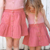Muslin Ruffle Button Skirt - Tuscany