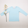 Long Sleeve Basic Unisex Top - Baby Blue