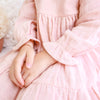 Muslin Ruffle Dress - Vintage Pink