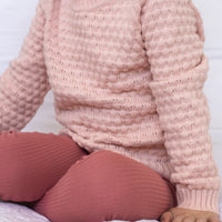 Bubble Knit - Vintage Pink