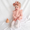 Muslin LS Bubble Romper - Vintage Pink
