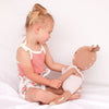 Cozy Vintage Tie-Up Singlet & Shorts Set - Burnt Rose