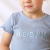 Logo Waffle Tee - Blue Mist