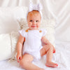 Button Romper - White Noella
