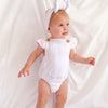Button Romper - White Noella
