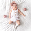 Coco Button Top - White Noella