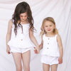 Coco Button Top - White Noella