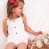 Coco Button Top - White Noella