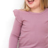 Cozy Long Sleeve Flutter - Wild Orchid