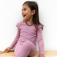 Cozy Long Sleeve Flutter - Wild Orchid