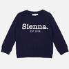 Personalised Mummy Crew Neck - Navy