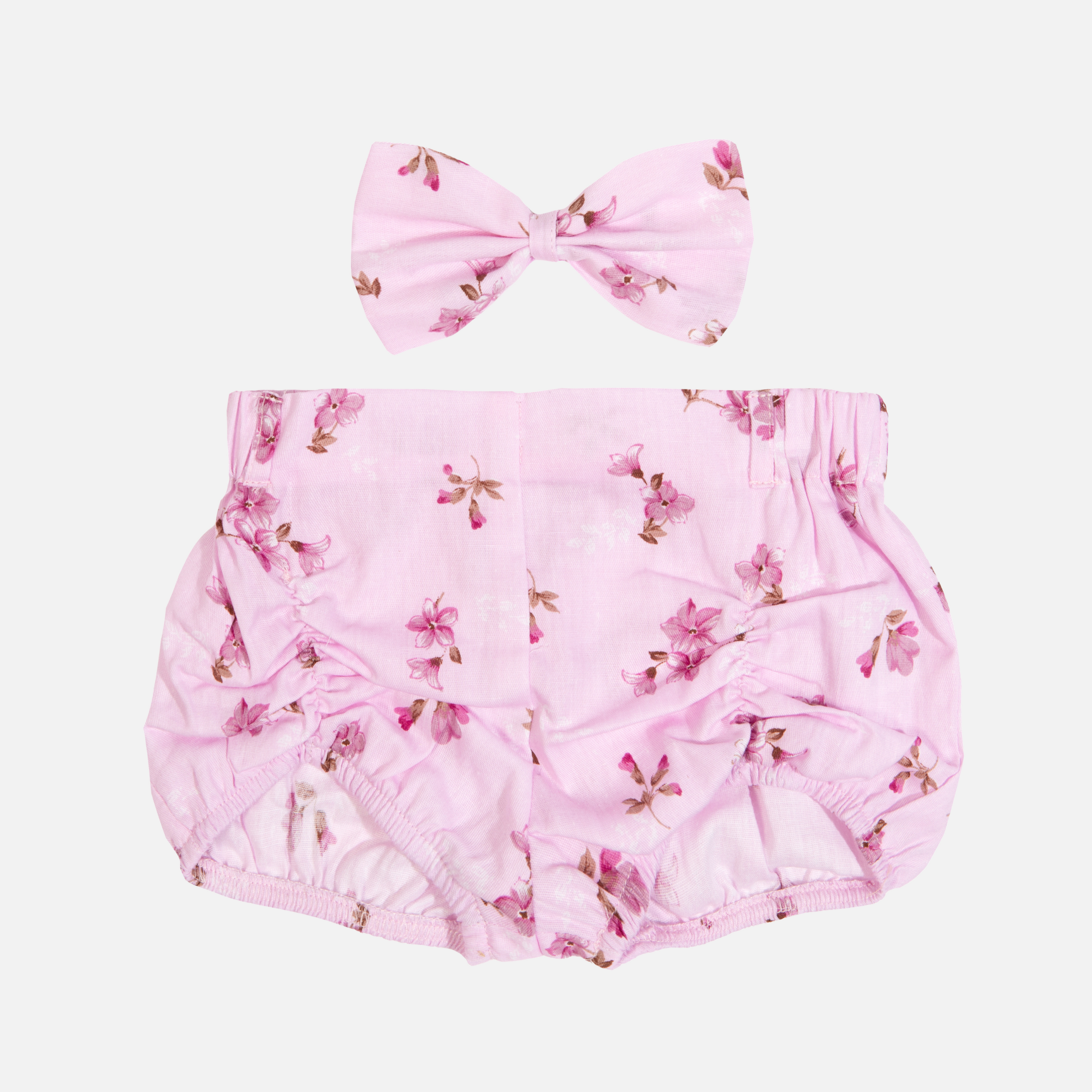 Shorts & Bow - Baby Pink – La Sienna Couture