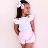 Button Romper - White Noella