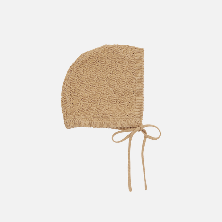 Montee Knitted Bonnet - Cinnamon