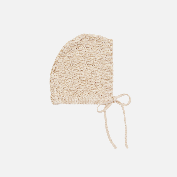 Montee Knitted Bonnet - Oatmeal