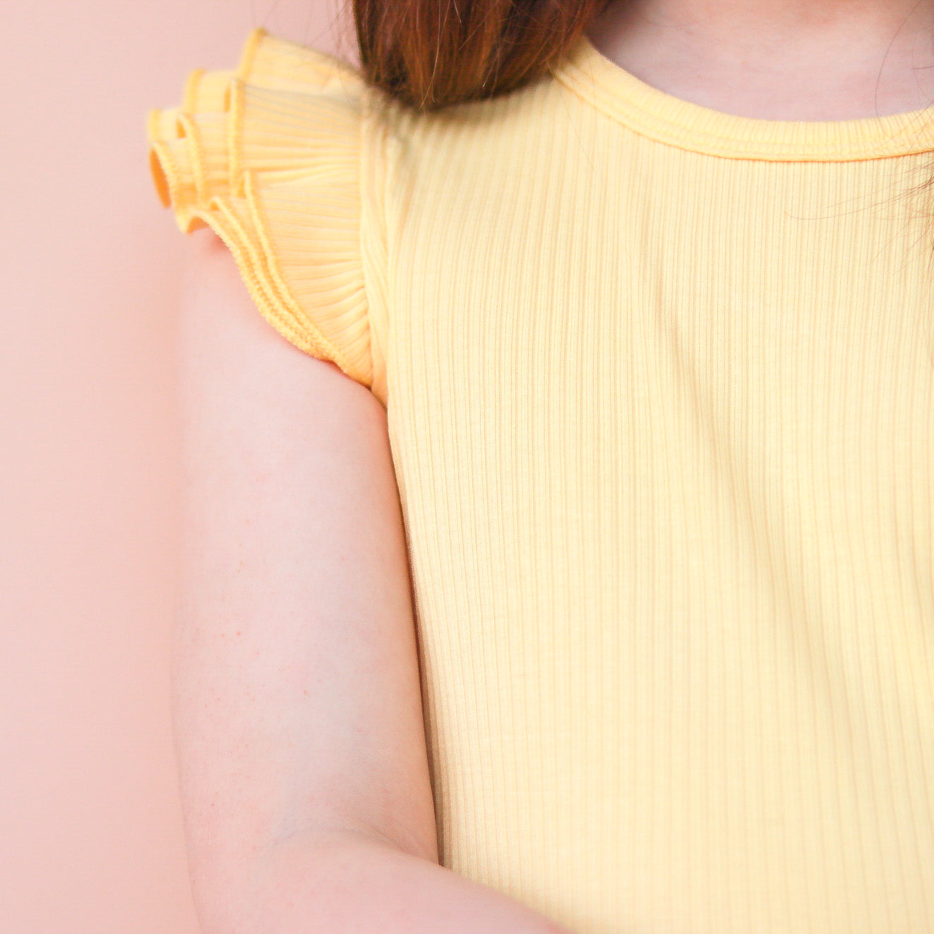 Cozy Short Sleeve Flutter - Buttercup