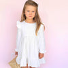 Muslin Ruffle Dress - Coconut