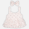Muslin Ruffle Peplum Top - Elyse