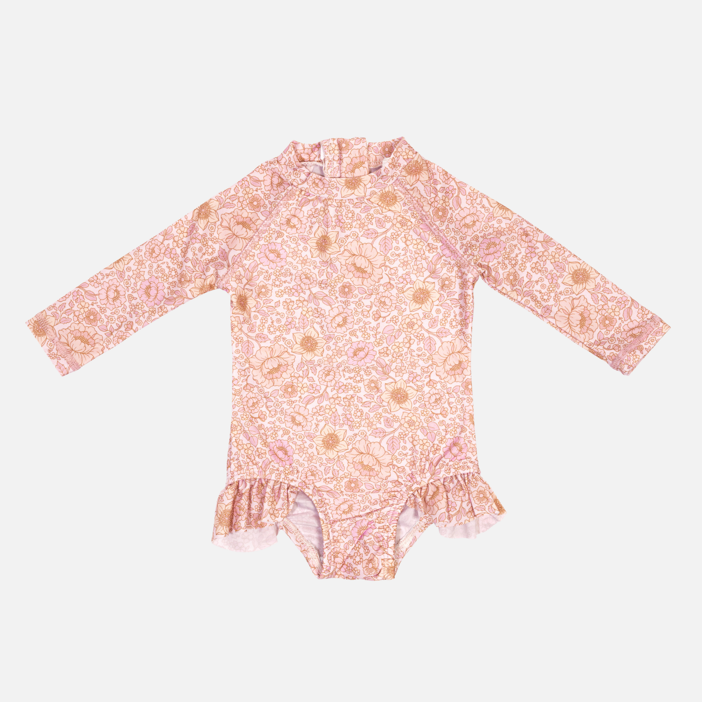 Long Sleeve Swimsuit - Goldie