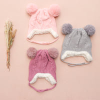 Fur Bear Beanie - Grey